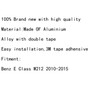 Steering Wheel Cover Trim Frame Aluminium Benz E Class W212 (2010-2015) Silver Generic