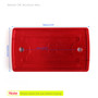 Front Brake Fluid Reservoir Cap 2PCS For SUZUKI HAYABUSA GSX1300R 99-18 BANDIT1250/S/F 07-16 Red