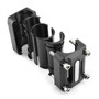 22mm 25mm 28mm Engine Frame Bar Slider Pads Silver