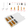 177PCS Sportbikes Fairing Bolts Kit M5/M6 Fastener Screws Gold
