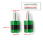 7/8" 22mm Handle Bar Ends Heavy Weight Vibration Reducing Plugs Set - 210g Green