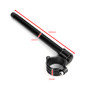 7/8" Adjustable Racing Handle Bar 50mm Clip-on For Suzuki SV650 99-09 GSX750F KATANA GSX600F KATANA 88-06 GSX1100 KATANA 88-93 Black