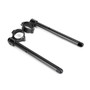 7/8" Adjustable Racing Handle Bar 50mm Clip-on For Kawasaki ZX600R NINJA 95-97 ZX600 NINJA 93-02 ZX1000 NINJA 88-90 EX650R NINJA 06-08 FZR750 87-88 Black