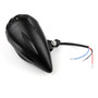 Bullet Headlight Lamp 5 1/2" For Cafe Racer Bobber Chopper Custom Black