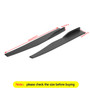 74.5cm Pair Side Skirts Rocker Splitters Diffuser Winglet Wings Carbon Fiber