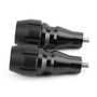 CNC Aluminum Alloy Motorcycle Frame Sliders Crash Pads Protectors Spools BLK