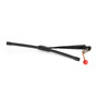 UTV Manual Hand Operated Windshield Wiper Rubber Blade Fit For Polaris Ranger RZR