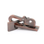 Vintage Alloy Puzzle Box Metal Lock Toys IQ Mind Brain Teaser Game Plane Lock