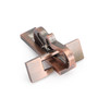 Vintage Alloy Puzzle Box Metal Lock Toys IQ Mind Brain Teaser Game Plane Lock