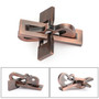 Vintage Alloy Puzzle Box Metal Lock Toys IQ Mind Brain Teaser Game Plane Lock