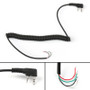 2 Line Cable Mic Pin 4 Wire Speaker for Baofeng UV5R Kenwood TK370 Motorola