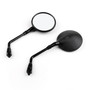 1 Pair Motorcycle Rearview Side Mirrors Fit For Honda CB400SS VT750 CBF500 04-05 BK