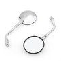 1 Pair Motorcycle Rearview Side Mirrors Fit For Honda CB400SS VT750 CBF500 04-05 CHR