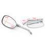 10mm Motocycle Rear View Mirrors Fit For Yamaha XV1100/535/750 SR125/185/250 SRX600