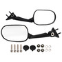 Motorcycle Rearview Side Mirrors Pair Fit For Yamaha YZF-R1 YZF R1 1000 2009-2014 14B-26280-00 & 14B-26290-00 Generic 