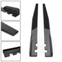 Pair 120cm Car Gloss Black Side Skirts Rocker Splitters Diffuser Winglet Wings
