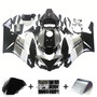 2004-2005 Honda CBR1000RR Amotopart Fairings Black Silver Repsol Racing Customs Fairing
