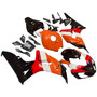 2006-2007 Honda CBR1000RR Black Orange Repsol Racing Amotopart Fairings