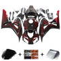 2006-2007 Honda CBR1000RR Black & Red Flame Racing Amotopart Fairings