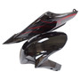 2006-2007 Honda CBR1000RR Black & Red Flame Racing Amotopart Fairings