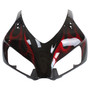 2006-2007 Honda CBR1000RR Black & Red Flame Racing Amotopart Fairings