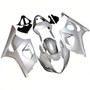 2003-2004 Suzuki GSXR 1000 Silver GSXR Racing Amotopart Fairings
