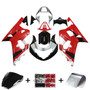 2001-2003 Suzuki GSXR 600 Amotopart Fairings Red Silver Black GSXR Racing