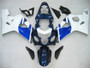 2004-2005 Suzuki GSXR 600 750 Amotopart Fairings Blue & White GSXR Racing