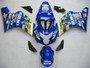 Fairings Suzuki GSXR 600 750 Blue Movistar GSXR Racing  (2004-2005)