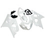2004-2005 Suzuki GSXR 600 750 Amotopart Fairings White Metallic GSXR Racing