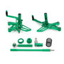 Green Rear Sets Footpegs Footrest For Kawasaki Ninja ZX-25R ZX25R 2020-2021