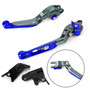 Adjustable Extendable Brake & Clutch Lever for Speed Triple R 1200 Scrambler Blue