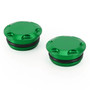Aluminum Green Frame Hole Caps Plugs Cover Fit for Kawasaki Ninja 250 400 18-22