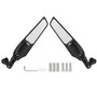 Swivel Wing Fin Rearview Mirrors For Yamaha MT-07 MT-09 Tracer 7 700 9 900 GT