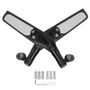 Swivel Wing Fin Rearview Mirrors For Yamaha MT-07 MT-09 Tracer 7 700 9 900 GT