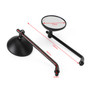 Classic Style Right & Left Black Mirror 10mm R/H For Honda CB Shadow Cruiser