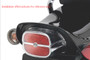 LED Tail Brake Light Bar & Shield Harley Davidson Custom Vehicle Operations Dyna FXDSE/2, Fat Boy FLSTFSE/2, FXDWG2/3, Cross Bones FLSTSB, Chrome