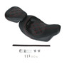 Driver Passenger Seat Red Fit For Harley Cvo Touring Road Glide Fltr 09-21 20