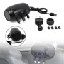 3-in-1 Retractable Car Backseat Charging Station Box for iPhone/Samsung/Android