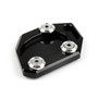 Kickstand Side Stand Plate Pad For 2014-2015 Kawasaki Ninja 250 300 Z250  Black