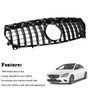 2013-2016 Mercedes Benz W117 CLA250 GT-R Style Front Bumper Grille Grill Generic