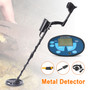 GT610G Blue Metal Detector Shovel Headphone Pinpointer 7.8" Big Search Coil Kits