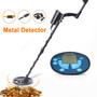 GT610G Blue Metal Detector Shovel Headphone Pinpointer 7.8" Big Search Coil Kits