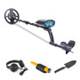 GT610G Blue Metal Detector Shovel Headphone Pinpointer 7.8" Big Search Coil Kits