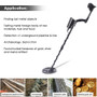 GT610G Blue Metal Detector Shovel Headphone Pinpointer 7.8" Big Search Coil Kits