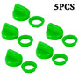 5PCS Green Ignition Key Cover w/Nut For Polaris RZR XP 570 800 900 1000 5433534