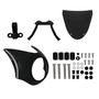 Headlight Windscreen Cover Windshield WindScreen fit for BMW R18 2020-2022 BLKW
