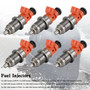 6PCS 68F-13761-00-00 Fuel Injectors For Yamaha Outboard HPDI 150-200 HP E7T05071