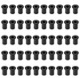 50 Quantity M5 Rubber Well Nut Windscreen & Fairing 5mm Wellnuts Fits 10mm Hole
