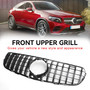 2015-2019 Mercedes Benz GLC X253 C253 Front Bumper Grille Grill Gloss Black Generic